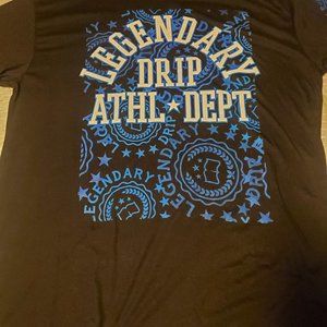 Hustle Legendary Drip Mens Blue Tee